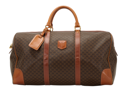 Vintage Macadam Boston Bag, &pound;495, Handbags, Brown, Leather, Front view